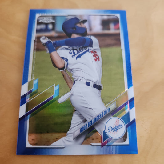 Topps Chrome Blue Cody Bellinger 054/150 #200