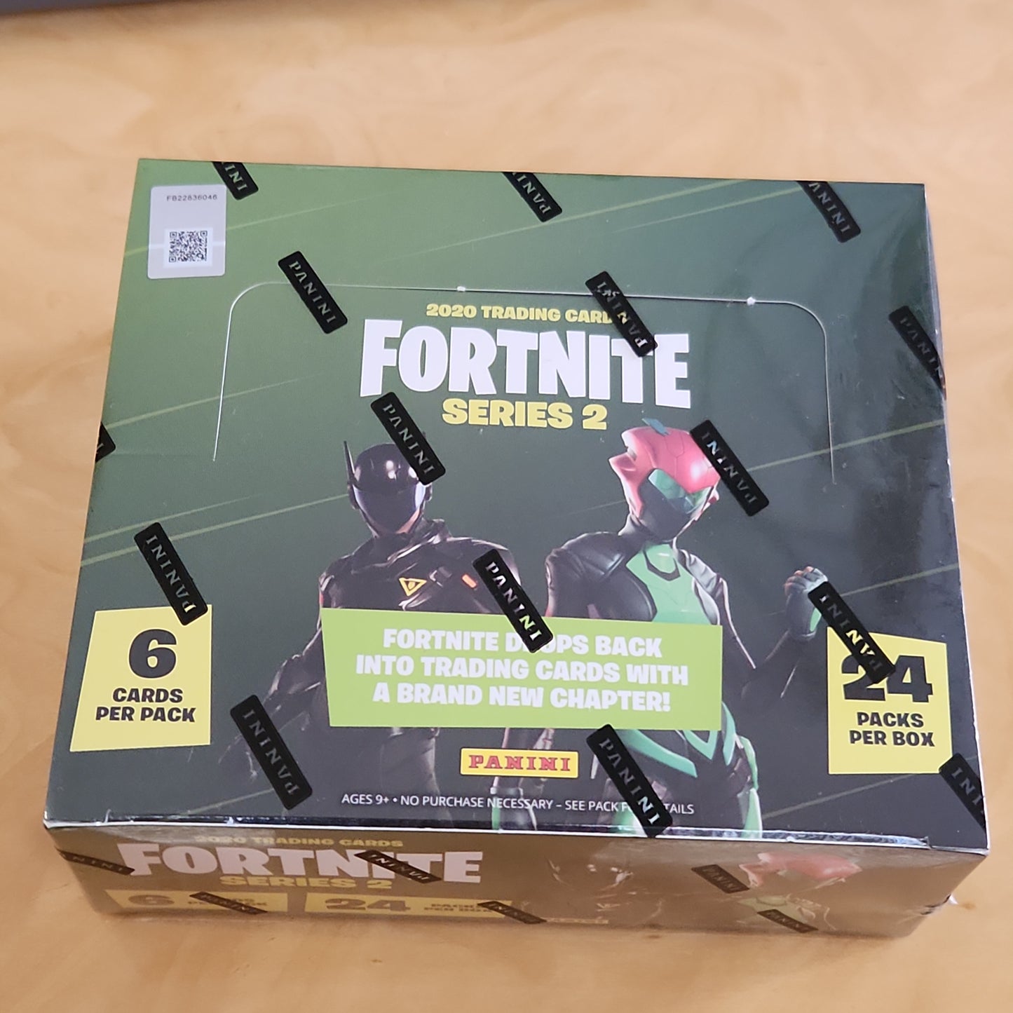 Sealed Panini Fortnite Series 2 2020 Trading Cards, 24 Packs, 6 Cards Per Pack