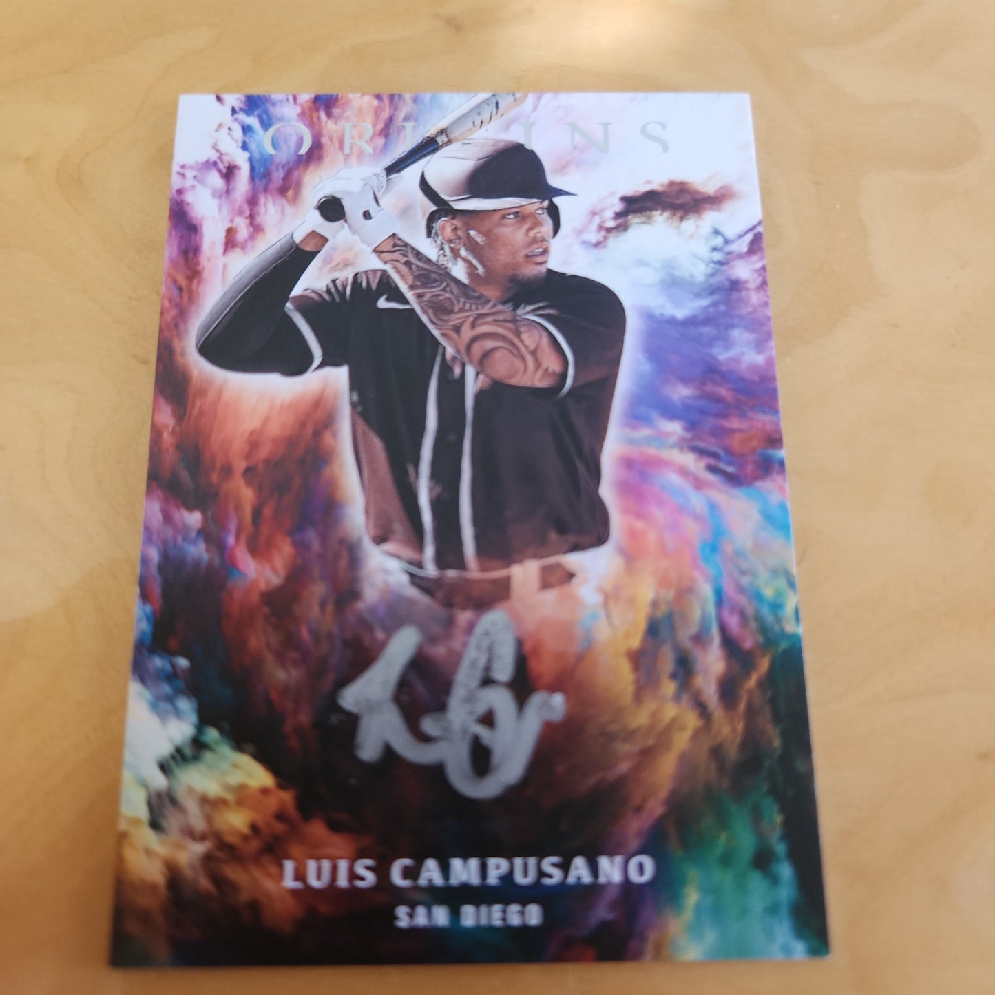 Panini Orgins Luis Campusano Auto #OS-LC