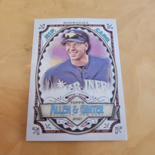 Panini Allen & Ginter Rip Card Alex Rodriguez 35/99 #FRC-AROD