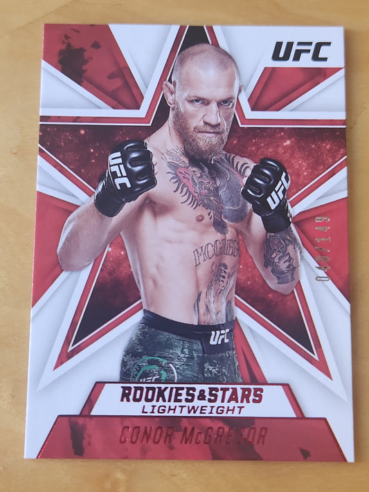 2021 Panini Chronicles UFC Conor McGregor Rookies & Stars MMA #89 Red Parallel 040/149