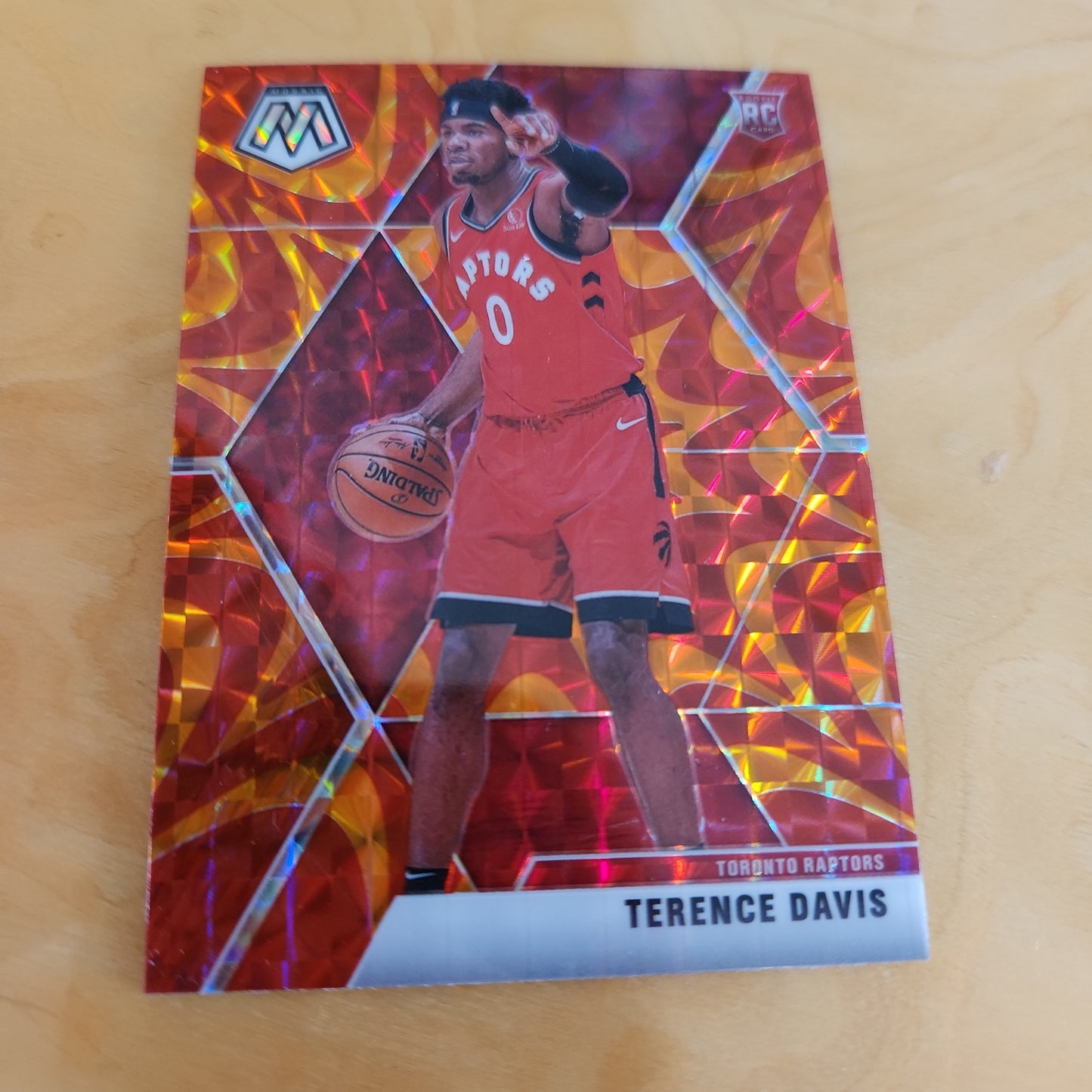 Panini Prizm Mosiac Rective Gold Terence Davis RC #226