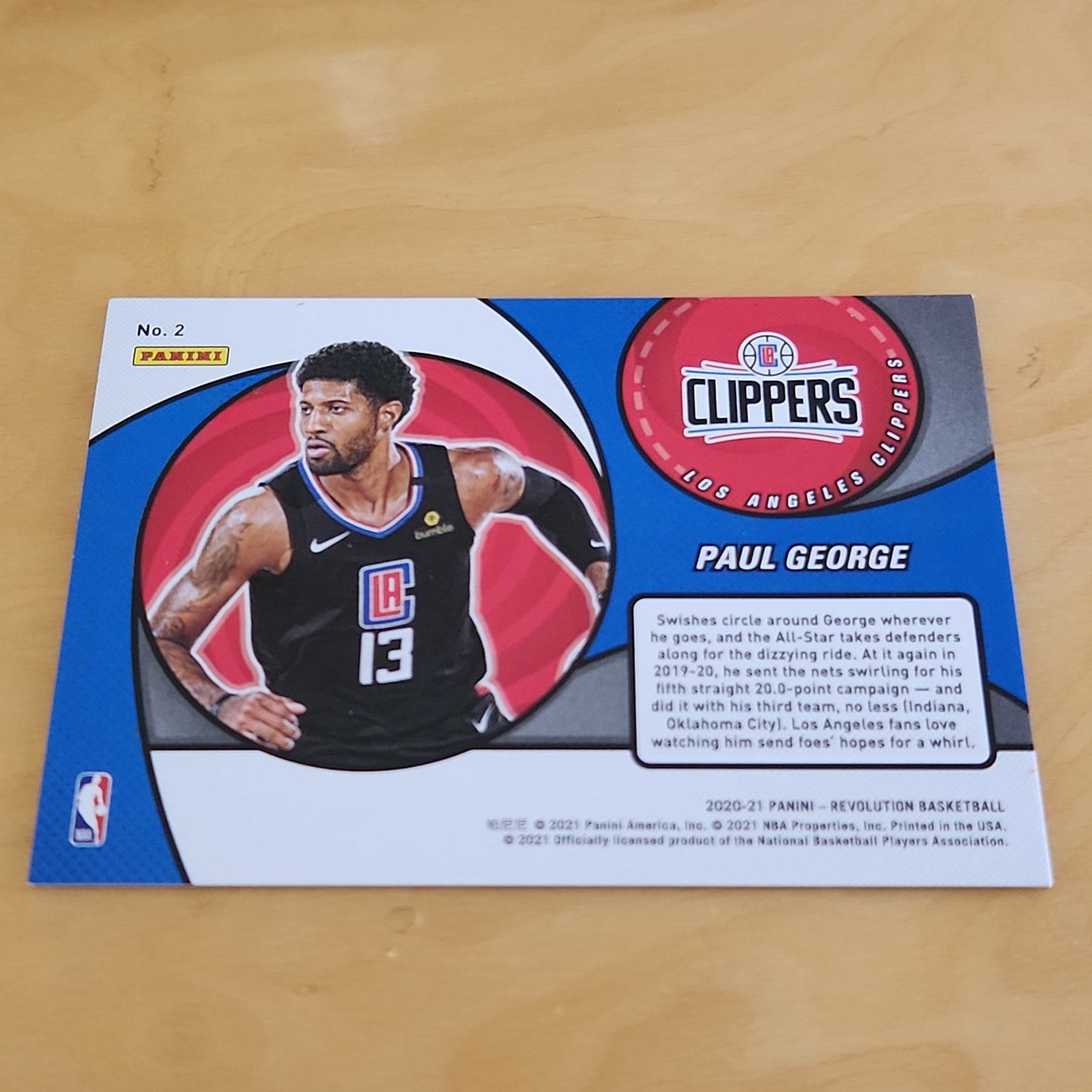 Panini Revolutions Vortex Paul George #2