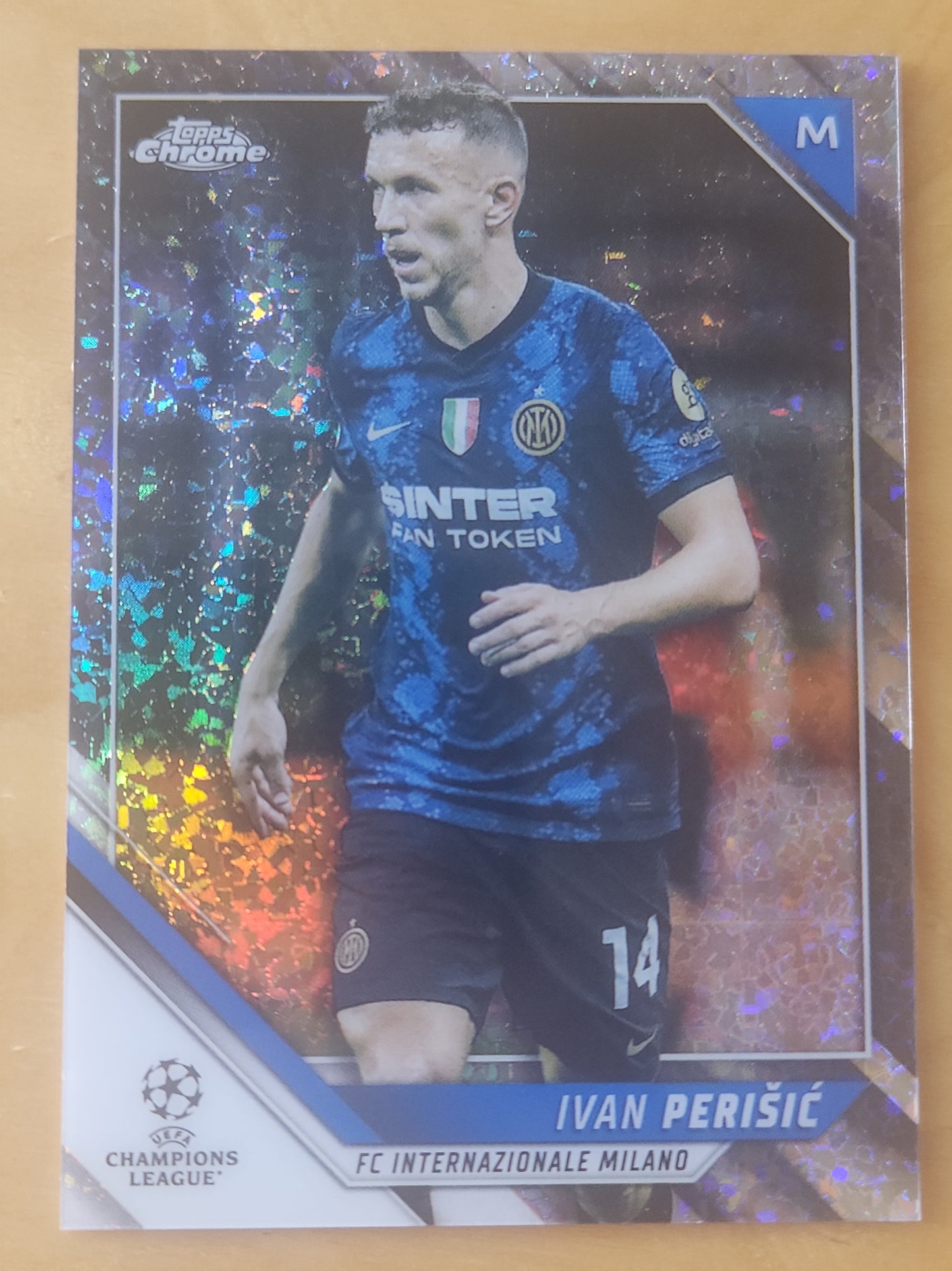 2021-22 Topps Chrome UEFA #158 Ivan Perisic Mini Diamonds 081/275