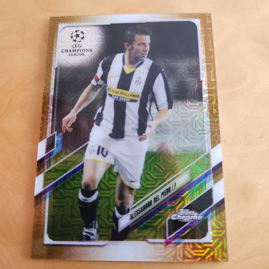 Topps Chrome Champions League Brown Alessandro Del Piero 032/50 #14