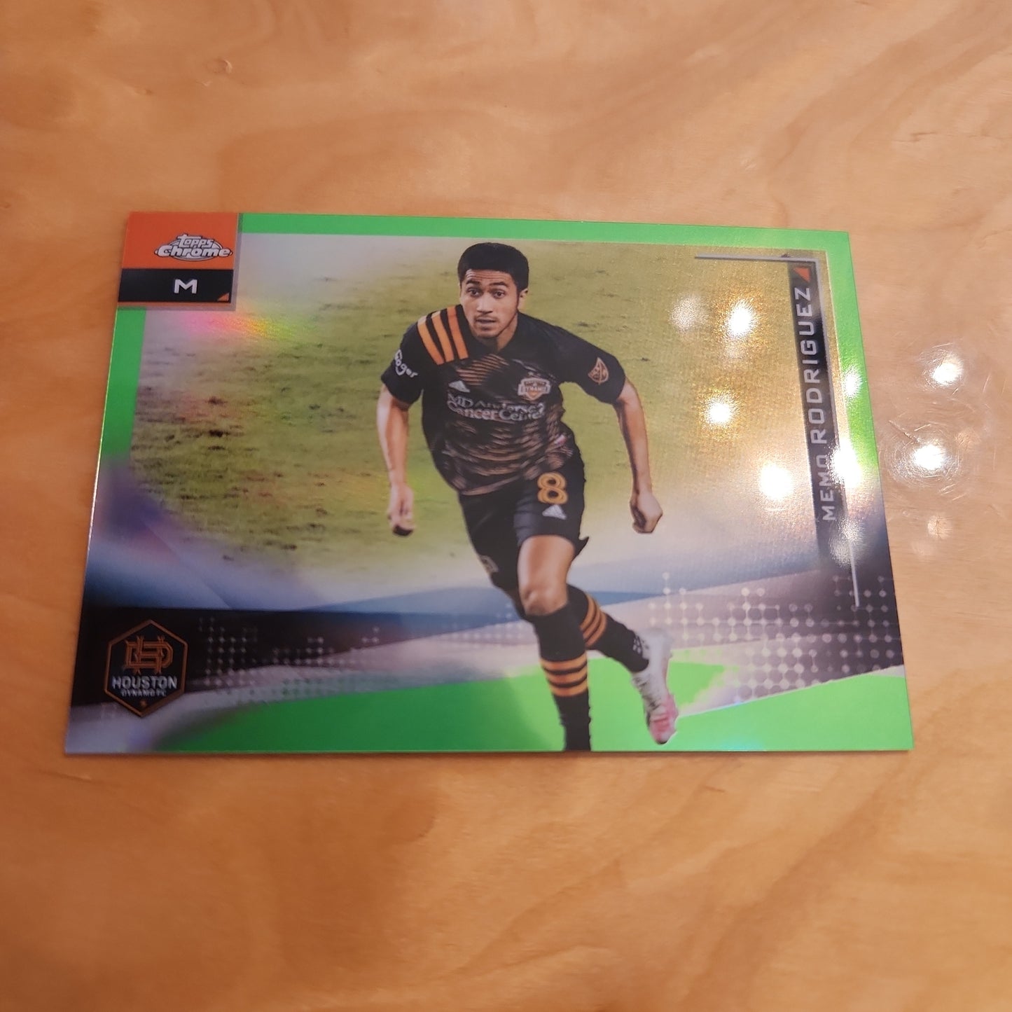 Topps Chrome Green Memo Rodriguez 50/99 #9