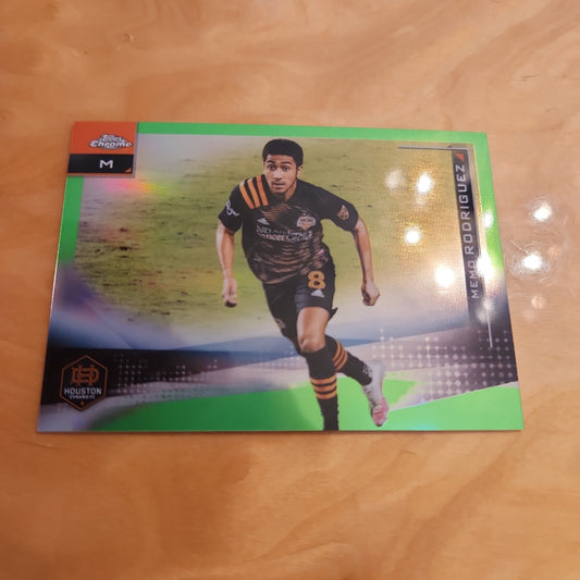 Topps Chrome Green Memo Rodriguez 50/99 #9