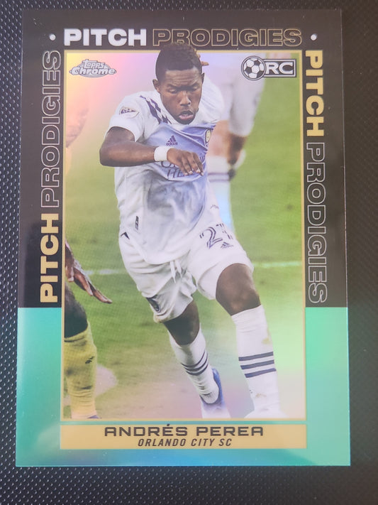 Andres Perea Aqua 170/299 2021 Topps MLS PITCH PRODIGIES RC Rookie
