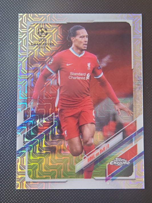 2020-21 Topps Chrome UEFA ChL Japan Virgil van Dijk Mojo #46