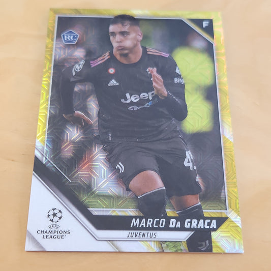 Topps Champions League Yellow Refractor Marco Da Graca RC 065/150 #128