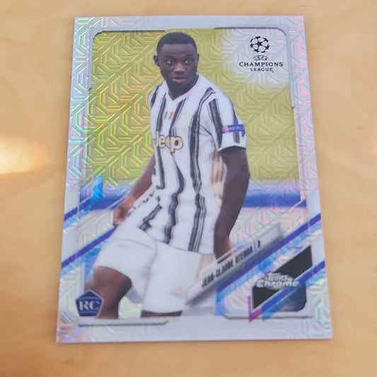 Topps Chrome Champions League Refractor Jean-Claude Ntenda RC #90
