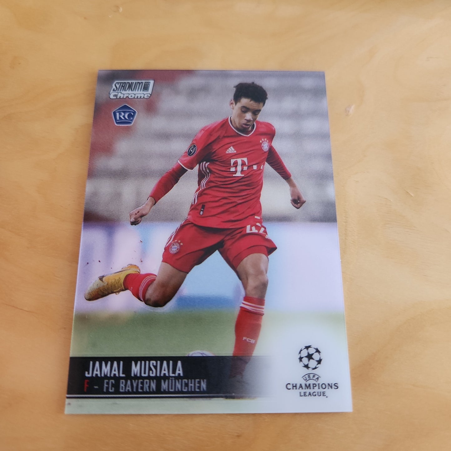 Topps Stadium Chrome Champions League Jamal Musiala RC #41