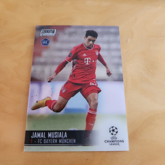 Topps Stadium Chrome Champions League Jamal Musiala RC #41