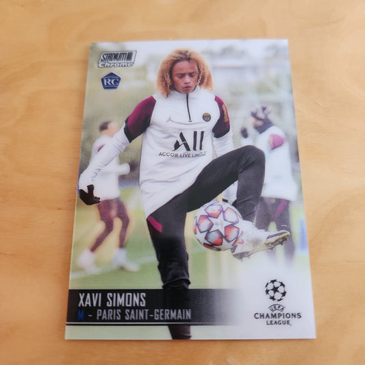 Topps Stadium Chrome Champions League Xavi Simons RC #63