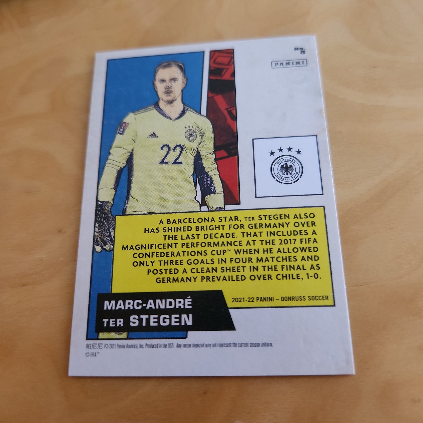 Panini Donruss Marvels Marc-André TerStegen #8
