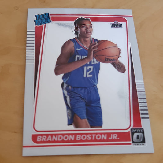 Panini Optic Rated Rookie Brandon Boston Jr. #189