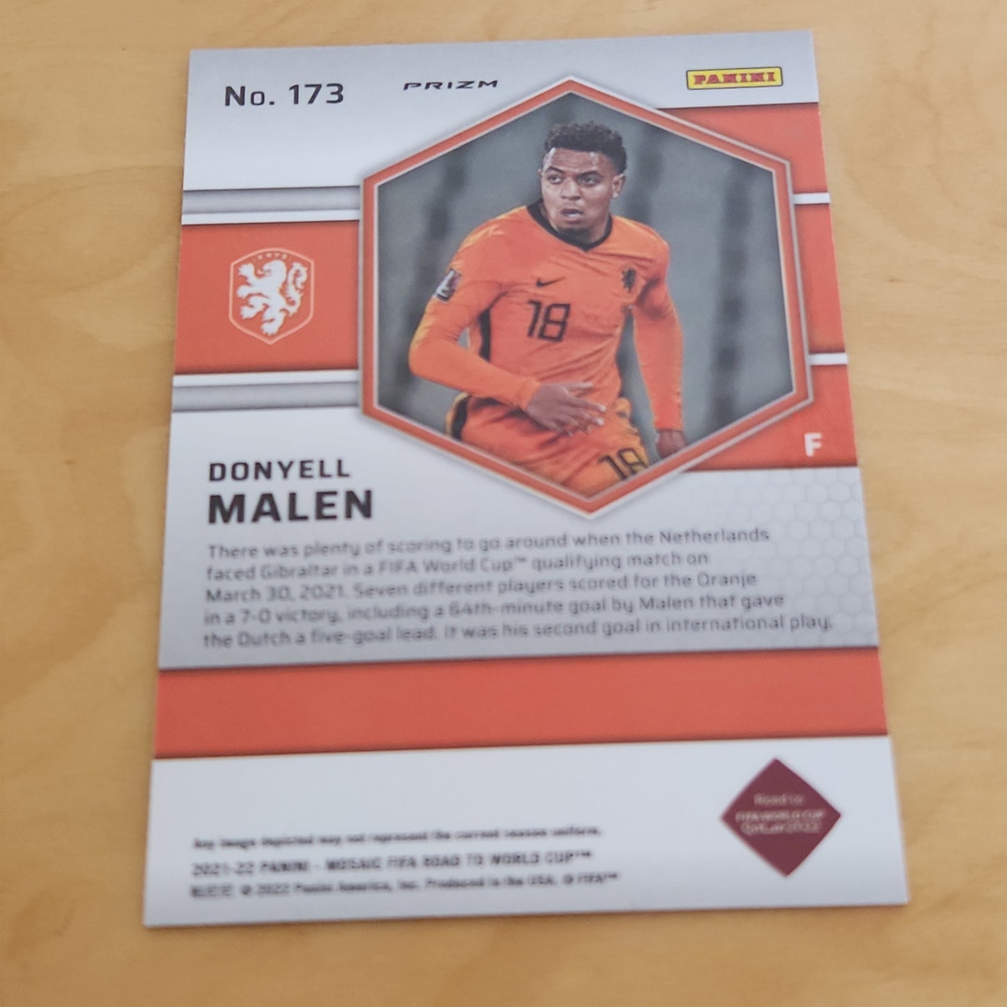 Panini Prizm Mosiac Red Donyell Malen #173