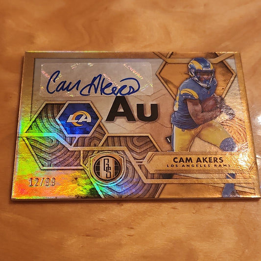 Panini Football Gold Standard AU Cam Akers Auto 12/99 #AU-CAK