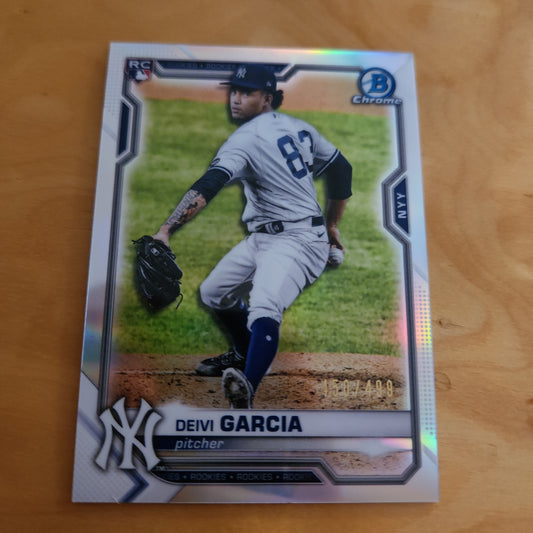Topps B Chrome Refractor Devi Garcia RC 450/499 #55