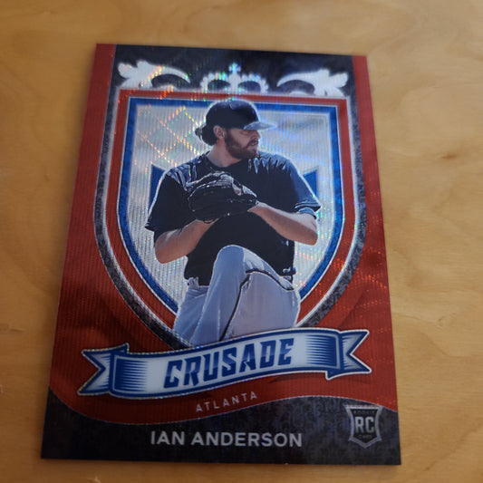 Panini Baseball Prizm Crusades Red Ian Anderson RC 159/199 #22