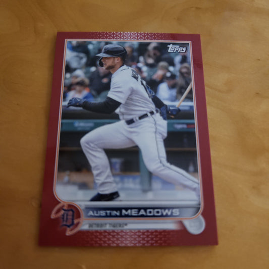 Topps Mini Red Austin Meadows 1/5 #US199