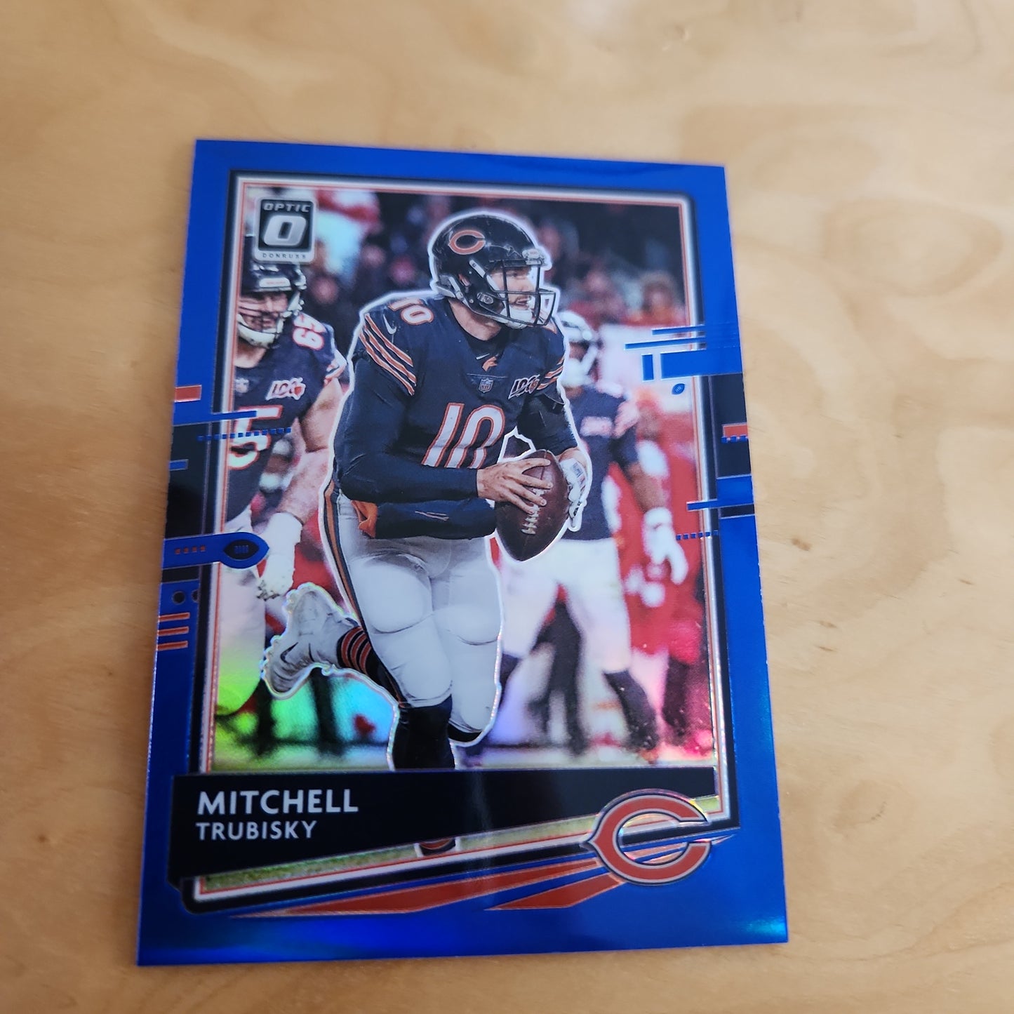 Panini Prizm Optic Football Blue Mitchell Trubisky 140/179 #20