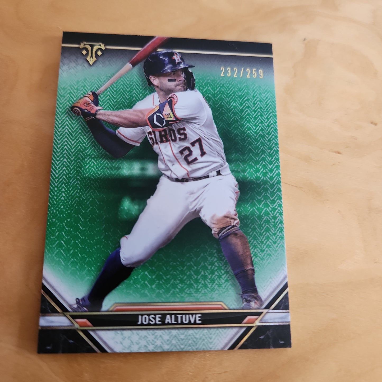 Topps Green Baseball Jose Altuve 232/259 #84