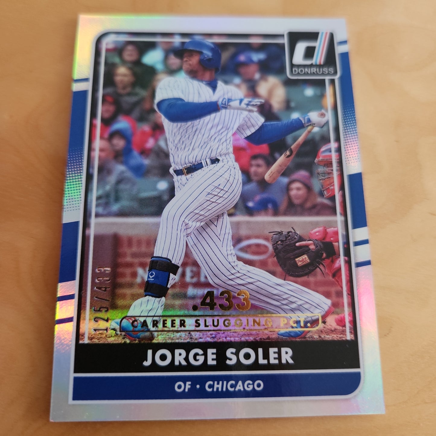Panini Donruss Baseball Holo Jorge Soler 125/433 #167