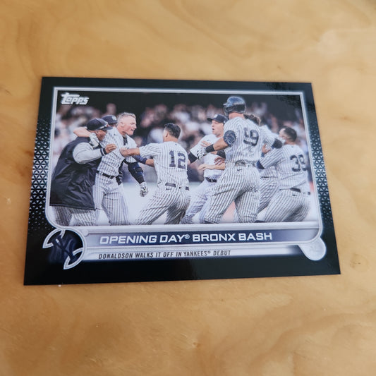 Topps Baseball Mini Black Veteran Combos Josh Donaldson & Aaron Judge #US45