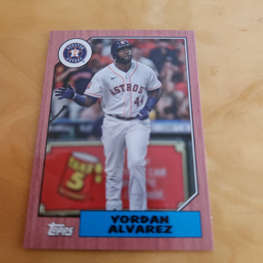 Topps Baseball Mini Brown Yordan Alvarez 4/5 #78B-51