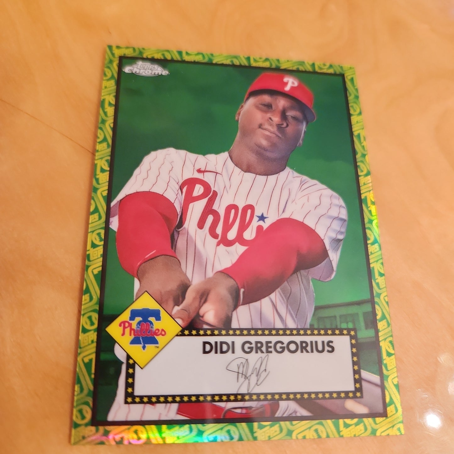 Topps Chrome Green Baseball Didi Gregorius Auto 96/99 #360