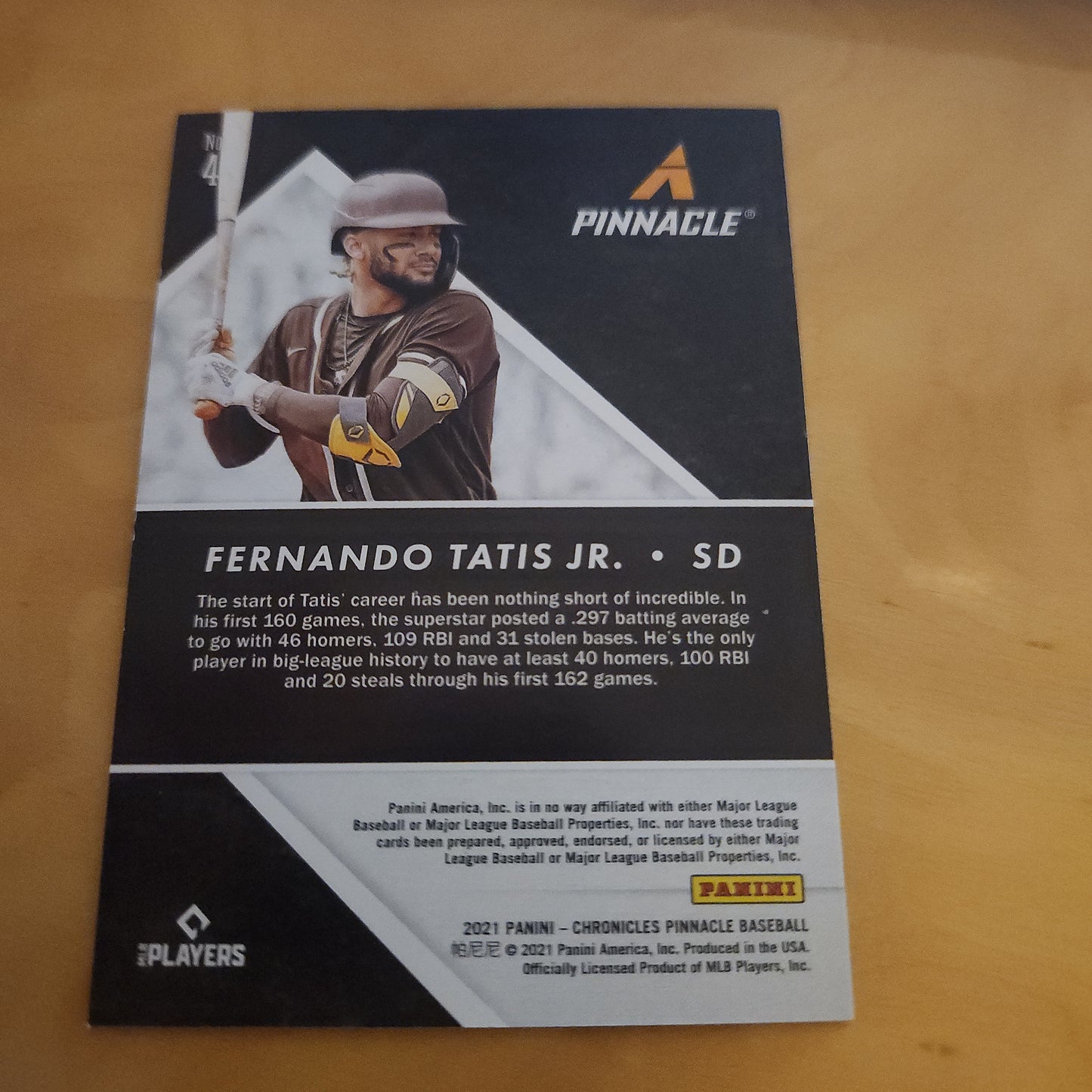Panini Pinnacle Baseball Red Fernando Tatis Jr. 064/100 #4