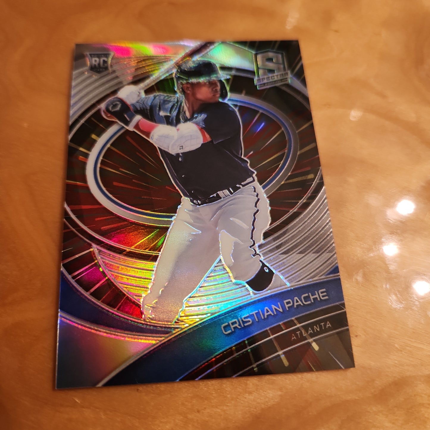 Panini Spectra Prizm Baseball Holo Cristian Pache 09/75 RC #140