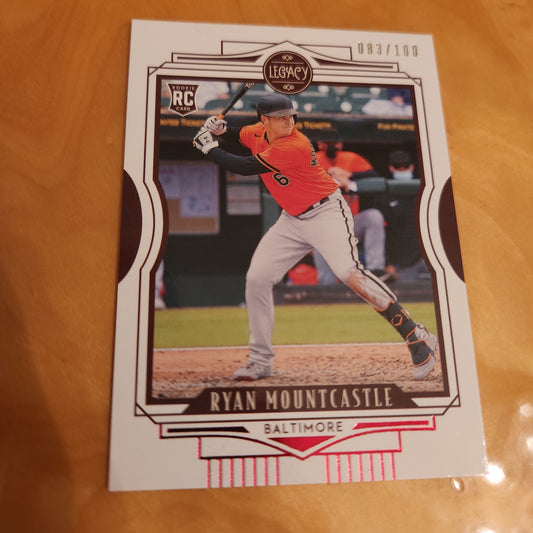 Panini Legacy Red Baseball Ryan Mountcastle RC 083/100 #11
