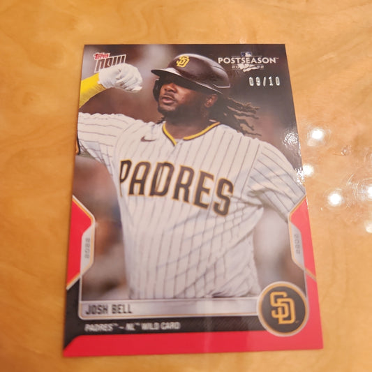 Topps Now Postseason Baseball Red Josh Bell 9/10 #PS-107