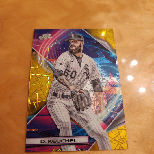 Toppps Cosmic Lazer Chrome Baseball Dallas Keuchel 47/50 #184