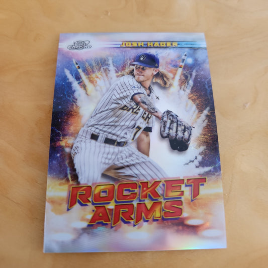 Topps Chrome Rocket Arms Josh Harder #RA-9
