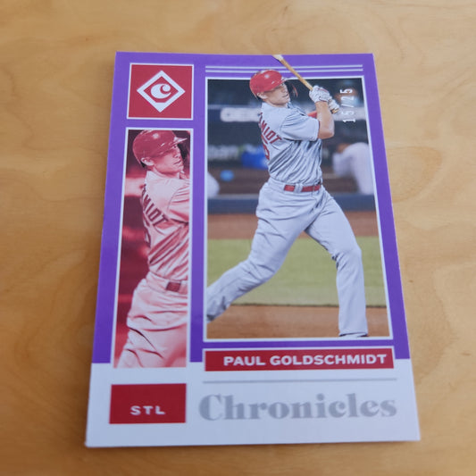 Panini Chronicles Purple Paul Gikdschmidt 15/25 #4
