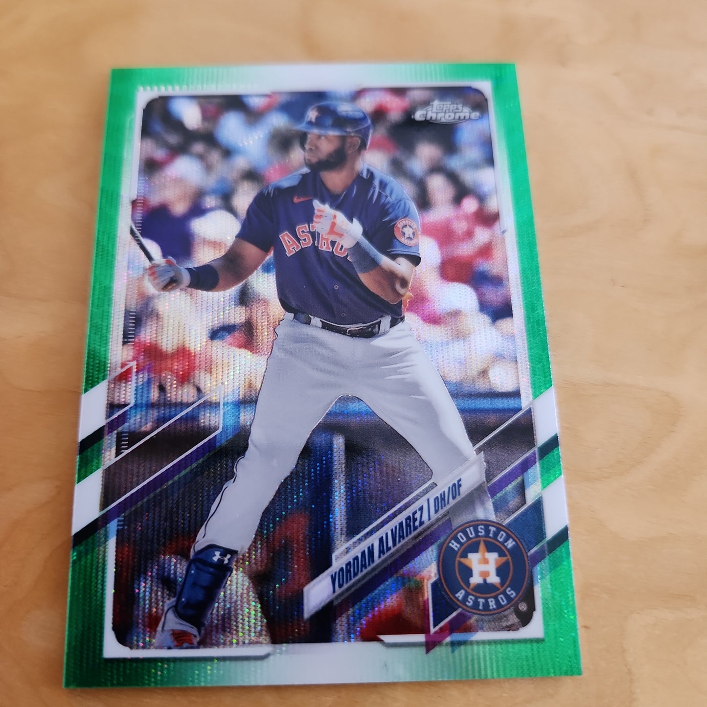 Topps Chrome Green Refractor 58/99 #141