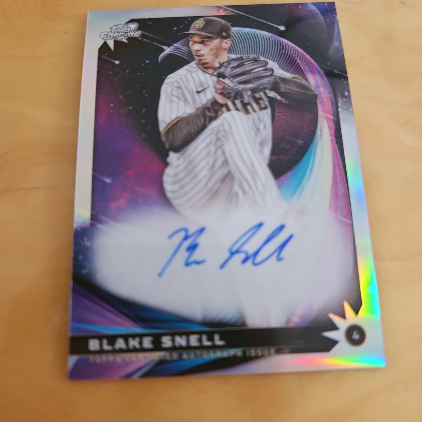 Topps Chrome Blake Snell Auto #SGA-BS