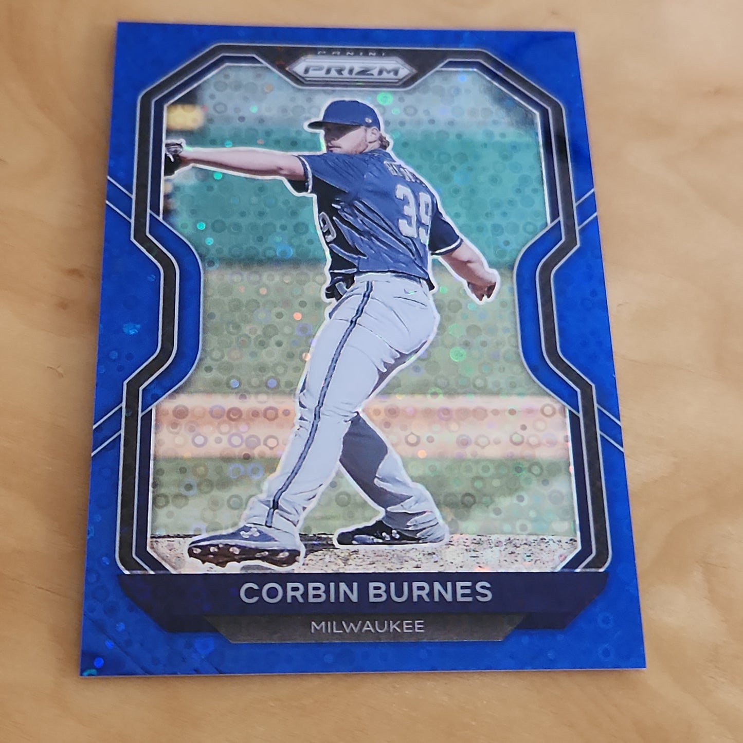 Panini Prizm Blue Disco Corbin Burnes 097/199 #128