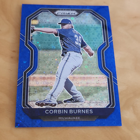 Panini Prizm Blue Disco Corbin Burnes 097/199 #128