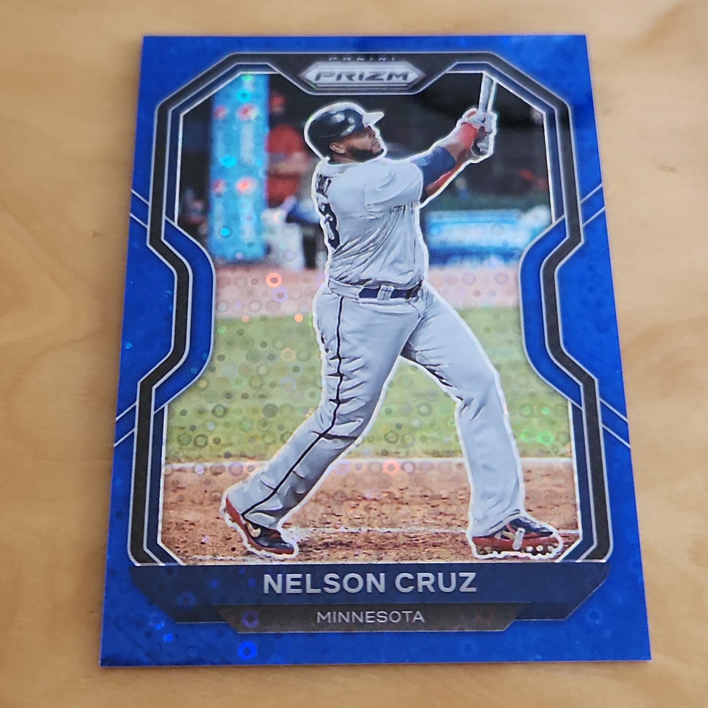 Panini Prizm Blue Disco Nelson Cruz 168/199 #200