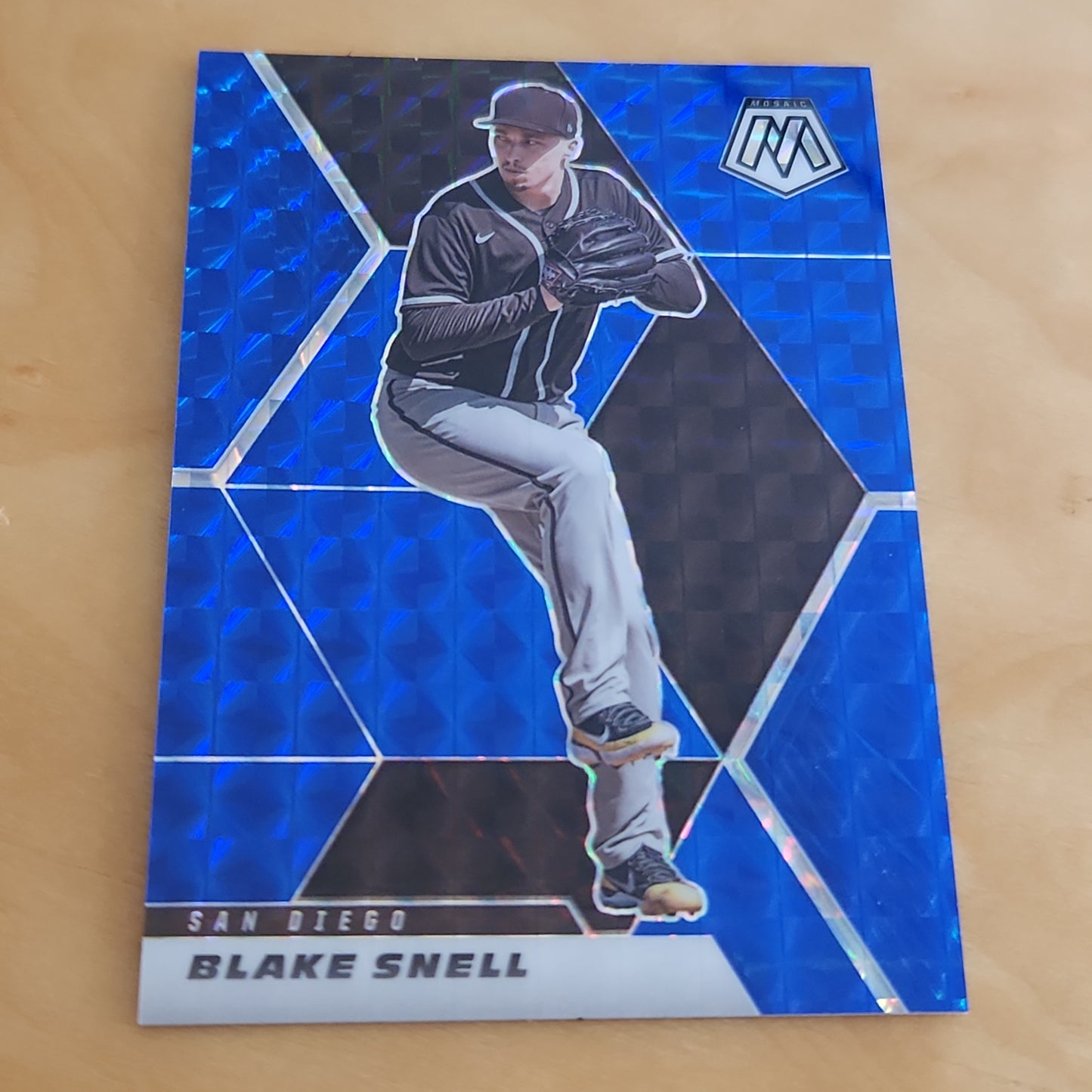 Panini Prizm Mosic Blue Blake Snell 04/99 #37