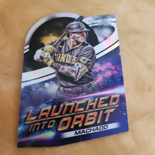Topps Chrome Launched Into Orbit Dye-Cut Manny Machado #LIO-14