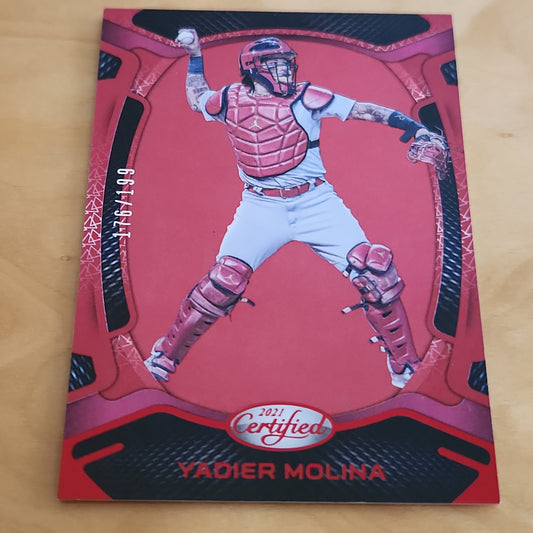 Panini Certified Red Yadier Molina 176/199 #26
