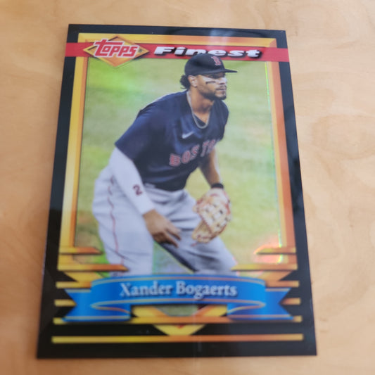 Topps Finest Xander Bogaerts 4/25 #34