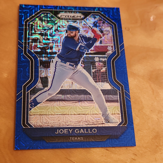 Panini Prizm Blue Refractor Joey Gallo 151/199 #153
