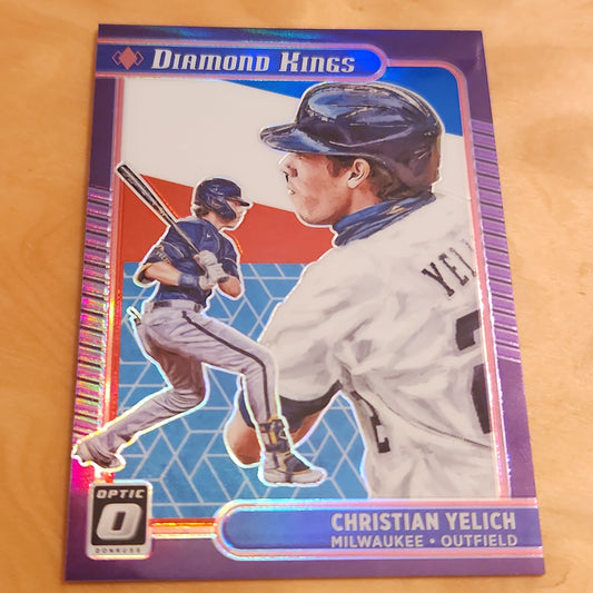 Panini Optic Diamond King Christian Yelich 185/199 #24