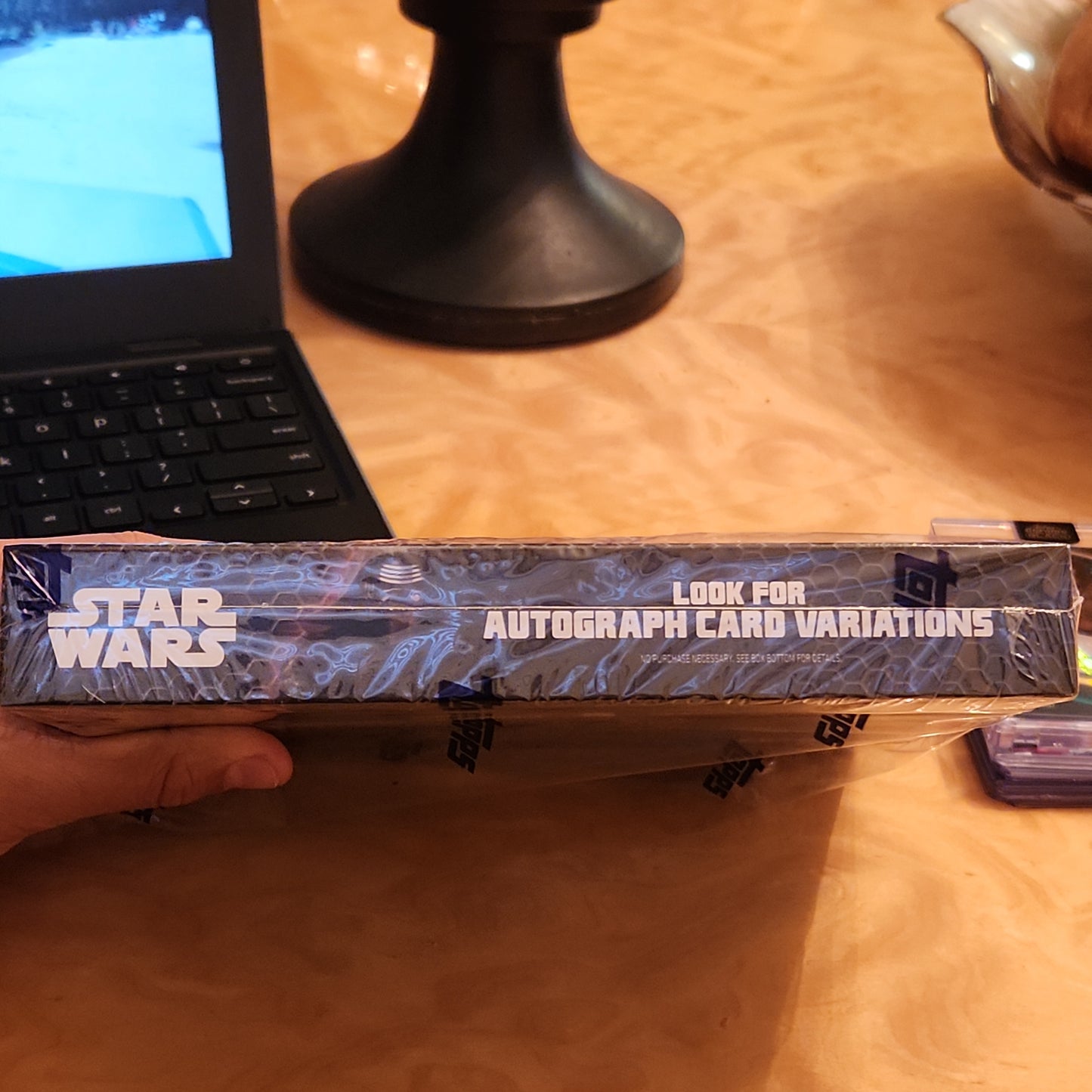 Openned Topps Chrome Black 2022 Star Wars